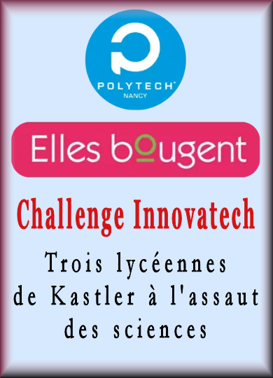 Challenge Innovatech, trois lycéennes de Kastler à l'assaut des sciences